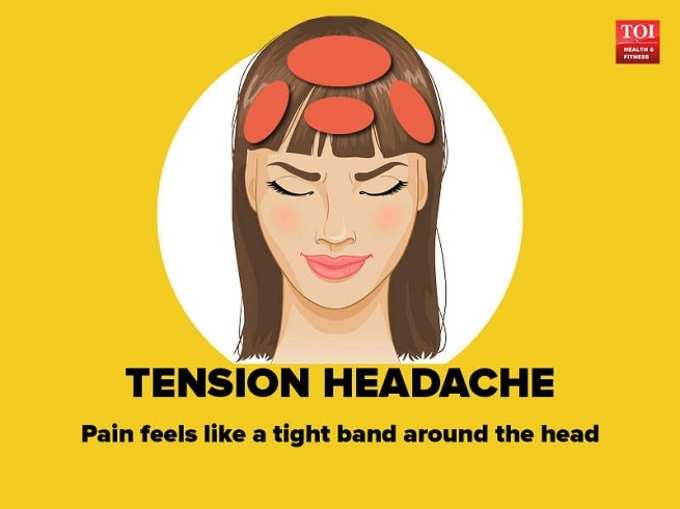तनाव के कारण सिरदर्द