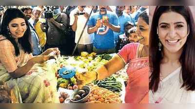 വഴിയോരത്തെ പച്ചക്കറിക്കാരിയെ കണ്ട് അമ്പരന്ന് ജനങ്ങൾ