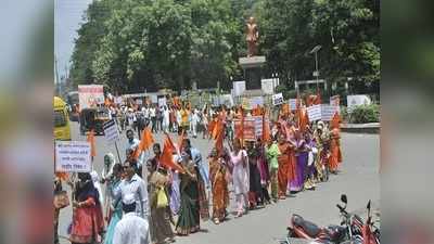 हिंदुत्ववादी संघटनांकडून जळगावात मोर्चा