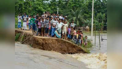 असम में इस साल की तीसरी बाढ़, चार जिले जलमग्न