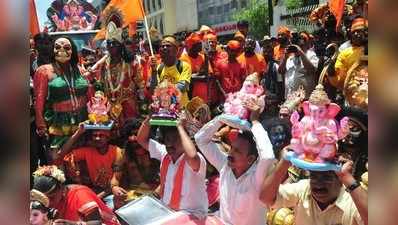 ಪಿಒಪಿ ಮೂರ್ತಿ ನಿಷೇಧ ವಿರೋಧಿಸಿ ಪ್ರತಿಭಟನೆ