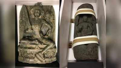 ಅಮೆರಿಕದಿಂದ ಎರಡು ಪುರಾತನ ಪ್ರತಿಮೆಗಳು ಭಾರತಕ್ಕೆ ವಾಪಸ್‌