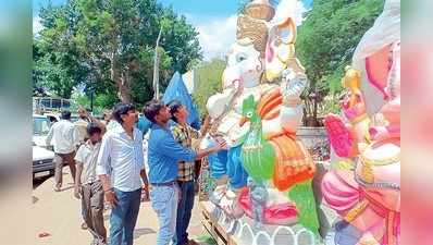 ಜಿಲ್ಲೆಯೆಲ್ಲೆಡೆ ಗಣೇಶ ಹಬ್ಬಕ್ಕೆ ಸಂಭ್ರಮದ ಸಿದ್ಧತೆ