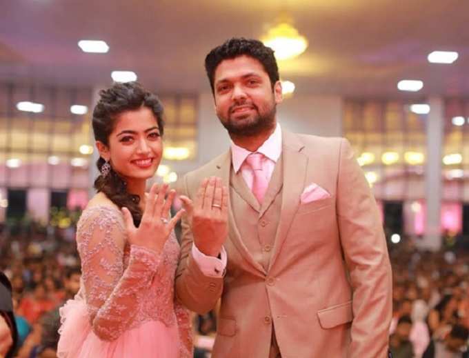 Rakshit Shetty And Rashmika Mandanna1