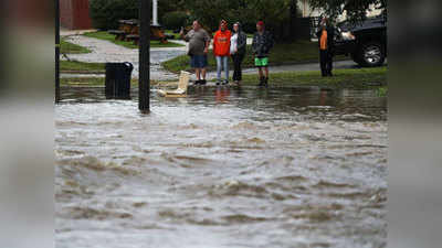फ्लोरेंस नदी का जलस्तर बढ़ने से कैरलिना में बाढ़ का खतरा