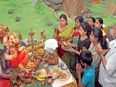 विघ्नहर्त्याच्या पूजेचा मान मोठा