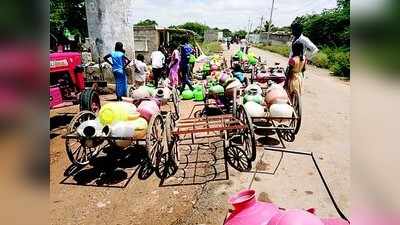 ಕೊಡ ನೀರಿಗಾಗಿ ಜನರ ಗೋಳಾಟ