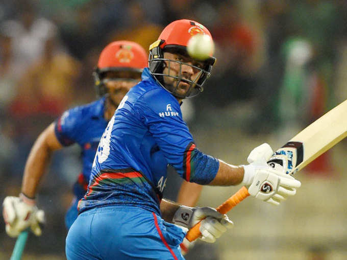 राशिद खान ने नाबाद 57 रनों की पारी खेली।