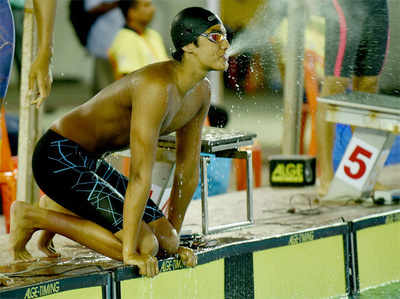 तैराकी : नटराज ने दो बार खुद का नैशनल रेकॉर्ड तोड़ा, जीता गोल्ड