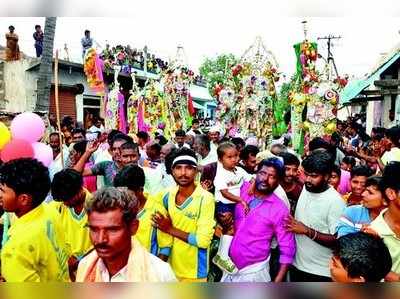 ಗುಡೇಕೋಟೆ : ಮೊಹರಂ ಕೊನೆ ದಿನ