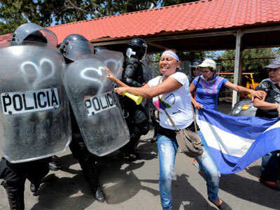 निकारागुआ में ओर्टेगा के खिलाफ प्रदर्शन के दौरान एक व्यक्ति की मौत