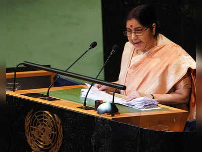 सुषमा स्वराज ने मूलभूत सुधारों में देरी के लिए संयुक्त राष्ट्र से पूछे सवाल