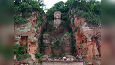 जगातल्या सर्वात उंच बुद्ध मूर्तीला तडे गेले