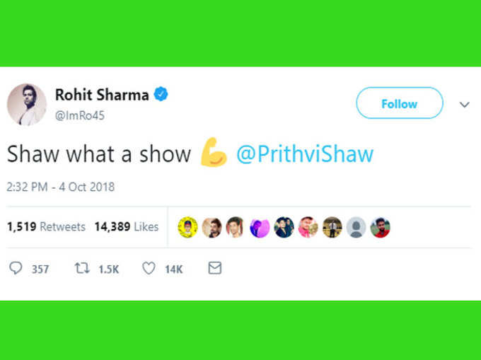 क्या शो है: रोहित शर्मा
