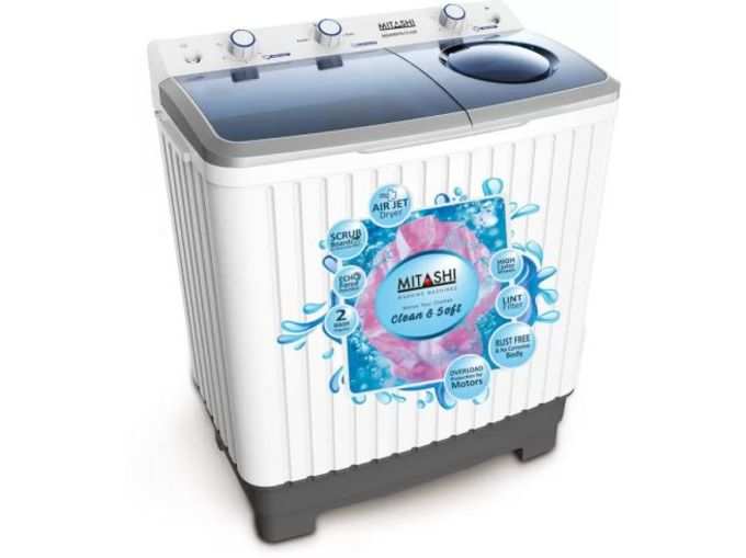 मिताशी 7 किलोग्राम सेमी ऑटोमैटिक टॉप लोडिंग वॉशिंग मशीन: 7,999 रुपये