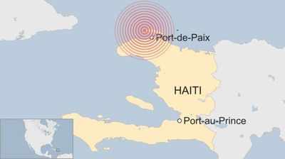 എട്ടുവർഷത്തിനു ശേഷം ഹെയ്തിയിൽ വീണ്ടും ഭൂചലനം