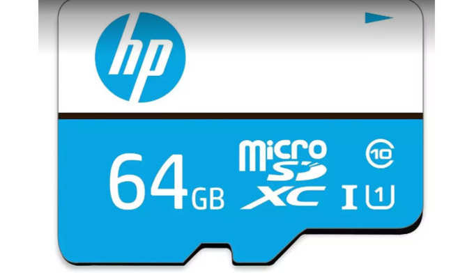 HP 64GB Class 10 MicroSD card (एचपी 64 जीबी क्लास 10 माइक्रो एसडी)
