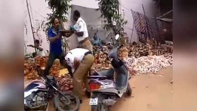 बेंगलुरु: हेल्मेट नहीं पहनने पर रोका तो शराबी ने ट्रैफिक पुलिस का सिर फोड़ा