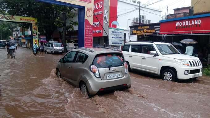 waterlogged jhargram