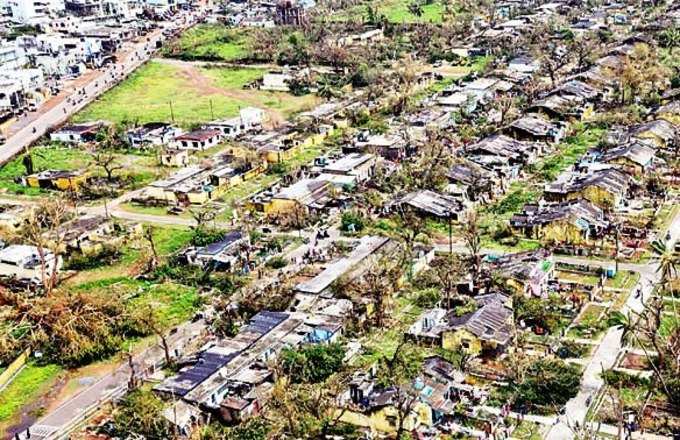 తిత్లీ తుఫాన్ ప్రభావిత ప్రాంతం