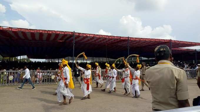 ಜಂಬೂಸವಾರಿಗೆ ಸಿದ್ದಗೊಂಡ ಕೊಂಬು ಕಹಳೆ ತಂಡ