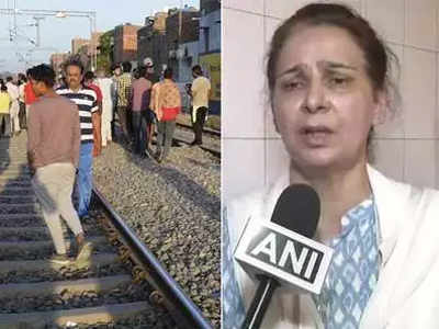 amritsar train accidentलोकांना मैदानात येण्याचं आवाहन केलं होतं: नवज्योत कौर