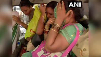 सबरीमाला: 5वें दिन भी रार जारी, मंदिर जा रहीं 4 महिलाओं को प्रदर्शनकारियों ने लौटाया