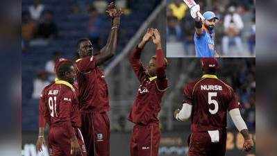 IND v WI: கோலியின் சாதனை சதம் வீண் : பேட்ஸ்மேன்களின் சொதப்பலால் இந்தியா படுதோல்வி!