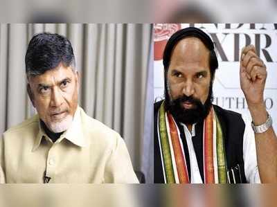 తెలంగాణ ఎన్నికలు: ఢిల్లీలో ఉత్తమ్, ఏపీ సీఎం కీలక భేటీ