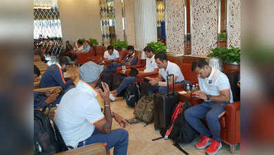INDvWI: तिरुवनंतपुरम में टीम इंडिया का पारंपरिक स्वागत, BCCI ने ट्वीट की तस्वीरें