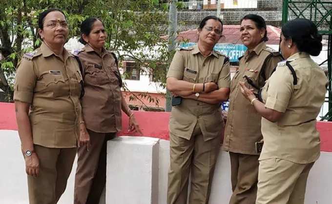 Women cops at Sabarimala