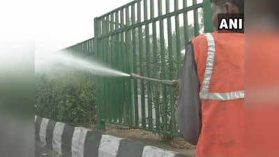 दिवाली के बाद हवा में घुले जहर को कम करने में जुटा PWD, कर रहा पानी का छिड़काव