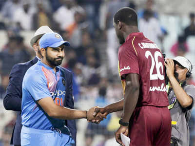 India vs West Indies, T20 Live Scores: वेस्ट इंडीज ने जीता टॉस, पहले बल्लेबाजी का फैसला