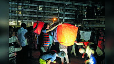 ಆಕಾಶ ಬುಟ್ಟಿ ಹಾರಿಸುವ ಕಾರ‍್ಯಕ್ರಮ ಶ್ಲಾಘನೀಯ