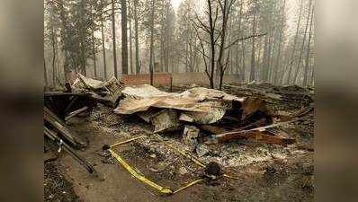 कैलिफॉर्निया आग: अबतक 59 की मौत, 130 से ज्यादा लोग लापता