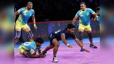 Pro Kabaddi 2018: புரோ கபடி லீக் - ஹரியானா உடனான த்ரில்லர் ஆட்டத்தை சமன் செய்த தமிழ் தலைவாஸ்!