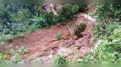 Landslide in Idukki: ഉരുൾപൊട്ടലിൽ രണ്ടു കുടുംബങ്ങൾ ഒറ്റപ്പെട്ടു