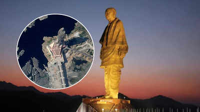 Statue of Unity: సర్దార్ విగ్రహం.. అంతరిక్షం నుంచీ స్పష్టంగా! 