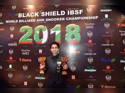 World Billiards Championship : இரண்டு கோப்பை வென்ற பங்கஜ் அத்வானி : 21வது உலக சாம்பியன் பட்டம் வென்று அசத்தல்!