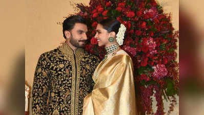 #DeepVeerReception VIDEO: हाथों में हाथ थाम यूं साथ आए दीपिका-रणवीर