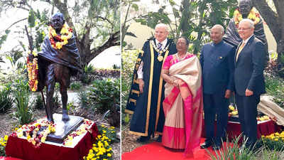 Australia Gandhi Statue: ఆస్ట్రేలియాలో జాతిపిత విగ్రహం.. రాష్ట్రపతి కోవింద్‌ ఆవిష్కరణ