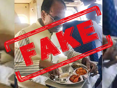 FAKE ALERT: மத்தியப் பிரதேச முதல்வர் தட்டில் இருப்பது சைவமா? அசைவமா?