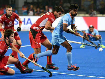 hockey world cup भारत वि. बेल्जियम सामना ड्रॉ