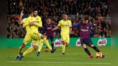 La Liga: വില്ല റയലിനെ തോൽപ്പിച്ച് ബാഴ്സിലോണ ഒന്നാമത്