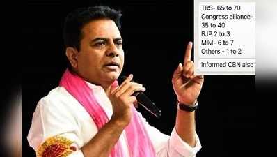 KTR: చంద్రబాబు ఒత్తిడితో లగడపాటి సర్వే తారుమారు.. ఆధారాలివిగో!