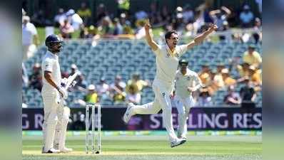 India vs Australia Test: ഇന്ത്യക്ക് ബാറ്റിങ് തകർച്ച, പൂജാരക്ക് അർധശതകം