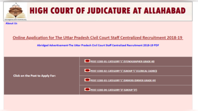 Allahabad High Court Recruitment 2019: 3,408 पदों पर आवेदन शुरू, यहां करें अप्लाई