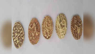 कानपुरः नहर की सफाई में मजदूरों को मिले सोने के प्राचीन सिक्के