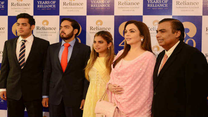 mukesh ambani familly