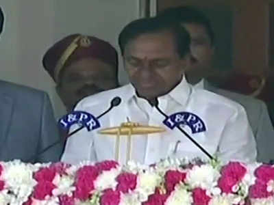 K Chandrasekhar Rao: राव यांनी घेतली मुख्यमंत्रिपदाची शपथ